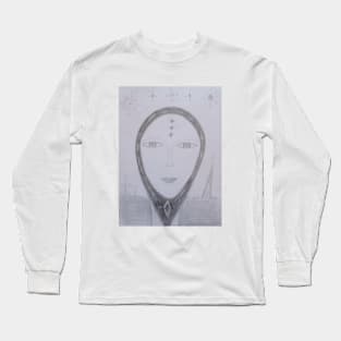 Beauty Unique Portrait Art Long Sleeve T-Shirt